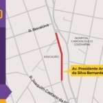 Bloqueio de fim de semana na Avenida Arthur Bernardes reduz impacto de obra do Novo Inter 2