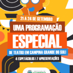 Campina Grande do Sul terá quatro espetáculos gratuitos entre 21 e 24 de setembro