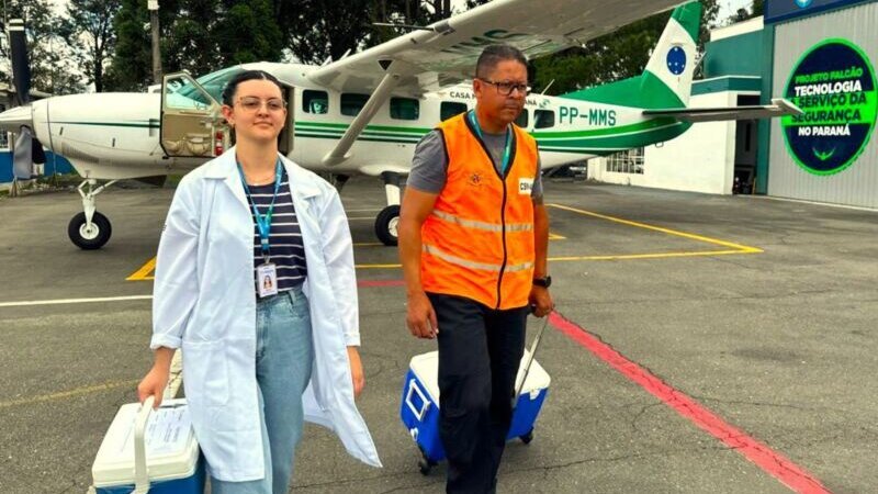 Aeroportos da Grande Curitiba são peças-chave na corrida dos transplantes de órgãos