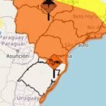 Quatro Barras e Campina Grande do Sul estão entre os 346 municípios do Paraná em alerta laranja para temporais